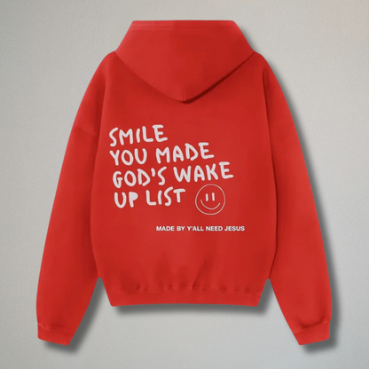 Gods Wake Up List Hoodie