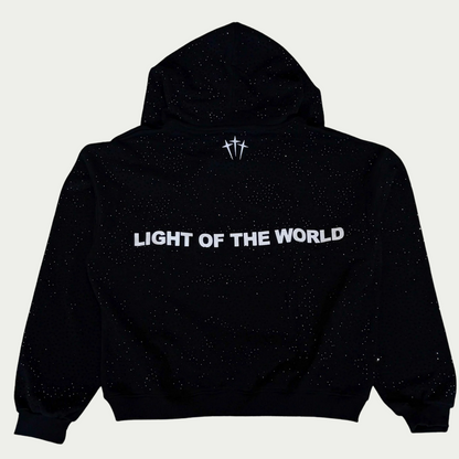 Jesus is The Light Rhinestone Hoodie