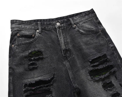 Black Color Shorts Jeans