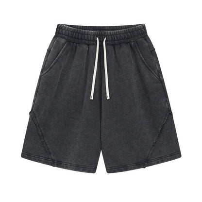 Black Drift Jogger Shorts