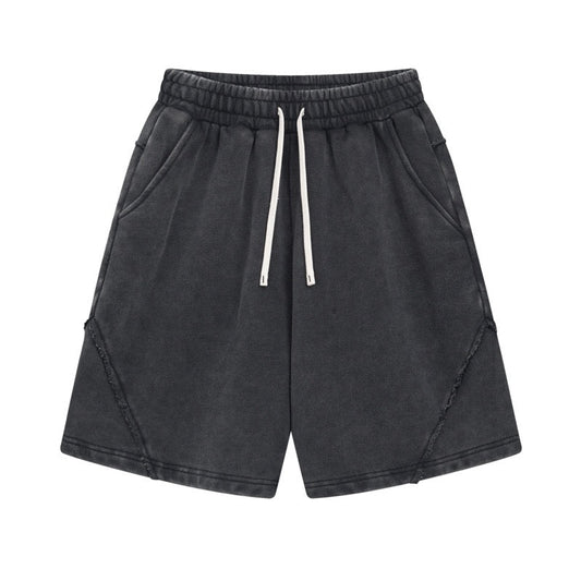 Black Drift Jogger Shorts
