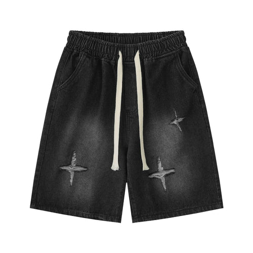 Black Infinity Shorts Jeans