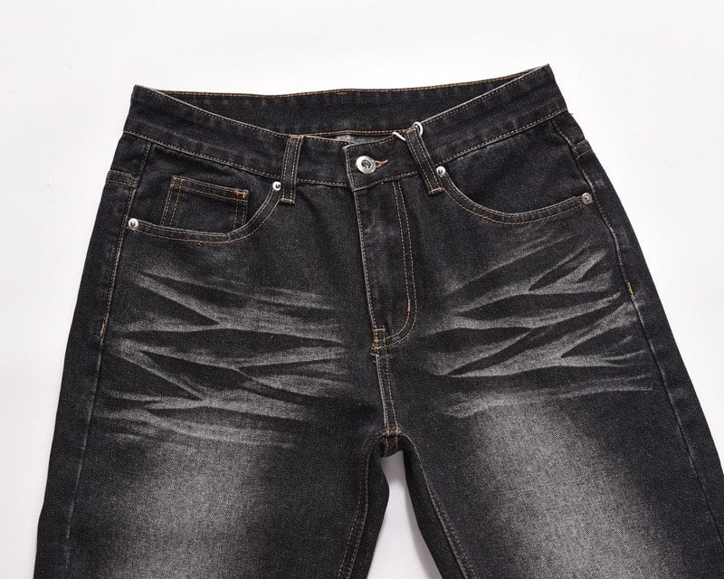 Black Line Flare Jeans