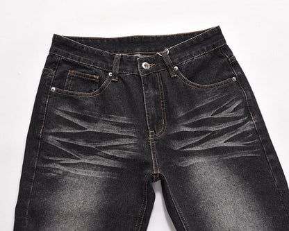 Black Line Flare Jeans