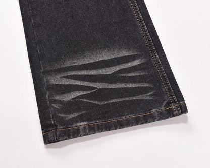 Black Line Flare Jeans