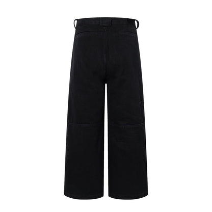 Black Rivet Baggy Jeans