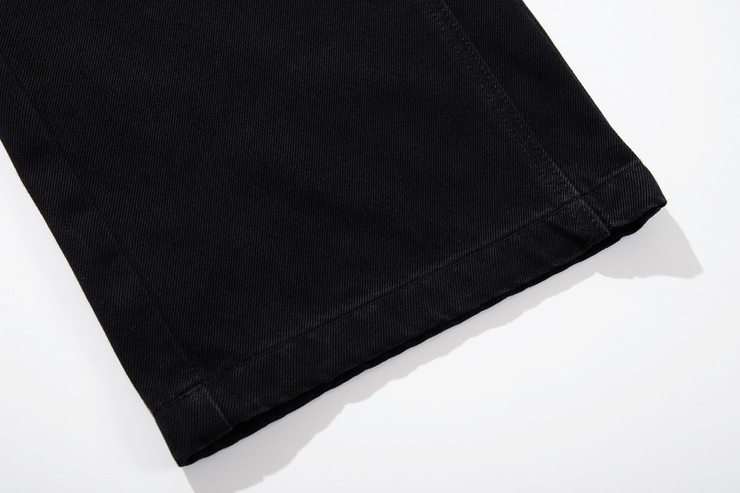 Black Rivet Baggy Jeans