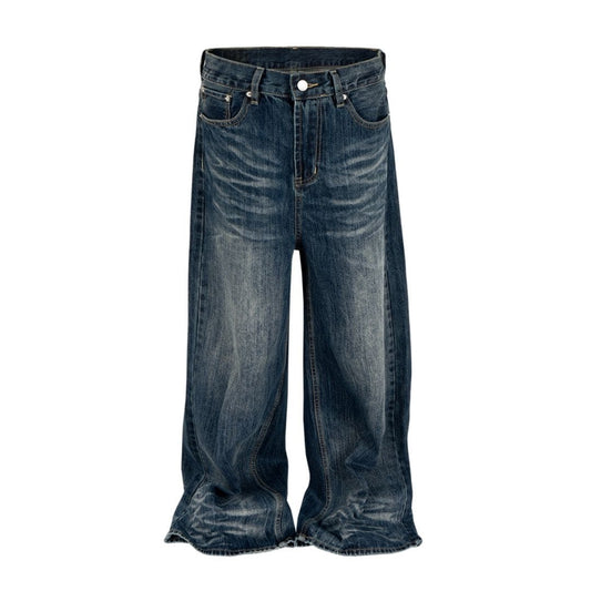 Blue Navy Baggy Jeans