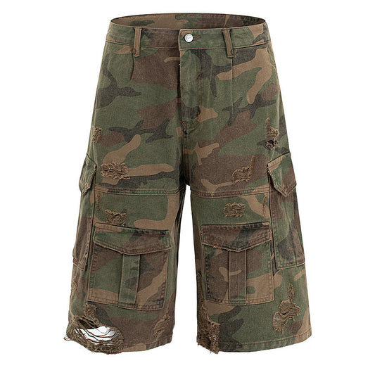 Camo Shorts Jeans