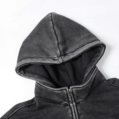 Faded black Hoodie