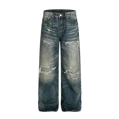 Fracture Baggy Jeans
