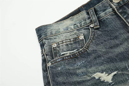 Fracture Baggy Jeans