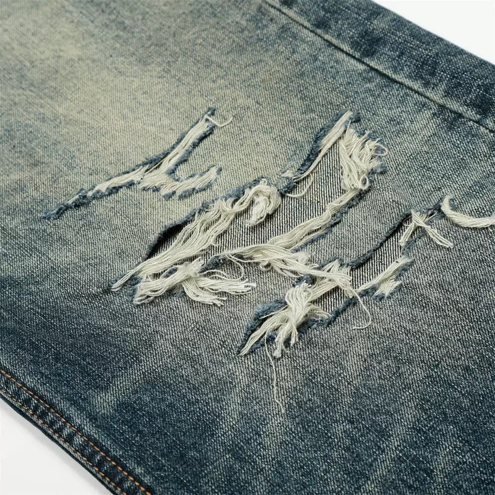 Fracture Baggy Jeans