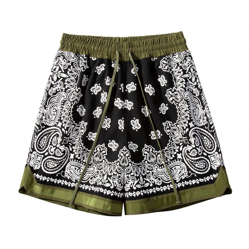 Green Bandana Shorts