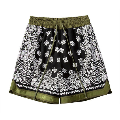 Green Bandana Shorts