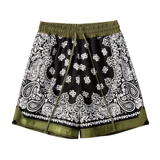 Green Bandana Shorts
