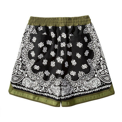 Green Bandana Shorts