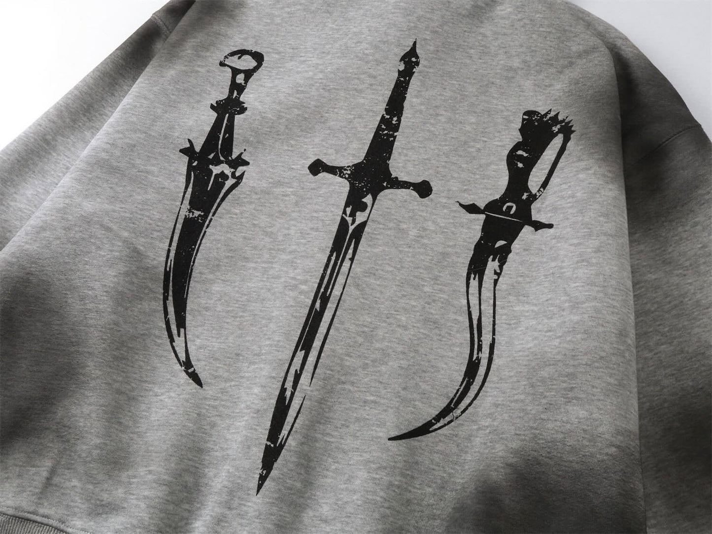 Grey Blades Hoodie
