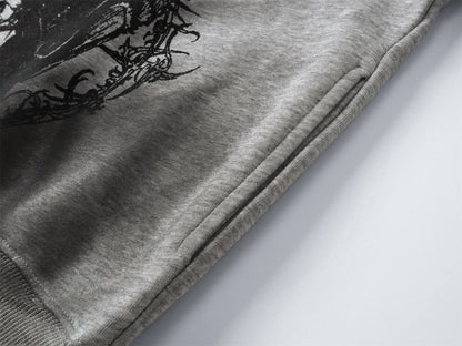 Grey Blades Hoodie