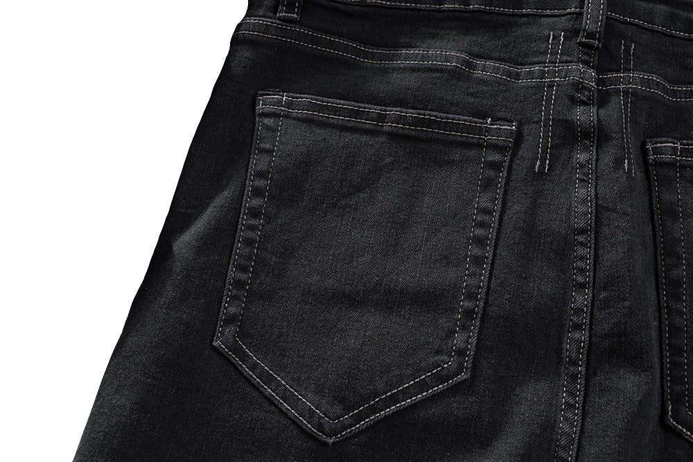 Waxed Flare Jeans