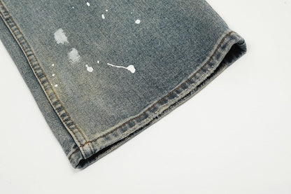 Painted Flare Jeans