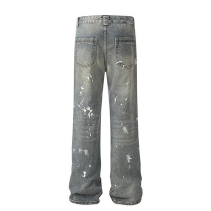 Painted Flare Jeans