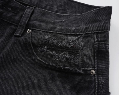 Black Rocket Shorts Jeans