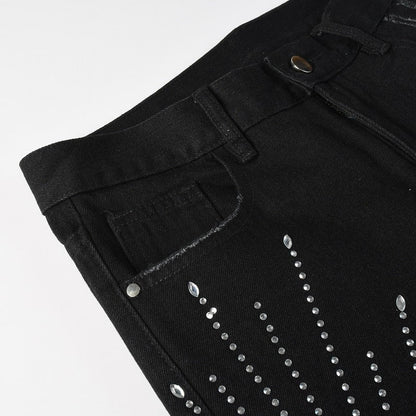 Shiny Shadow Flare Jeans