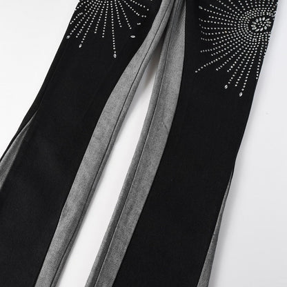 Shiny Shadow Flare Jeans