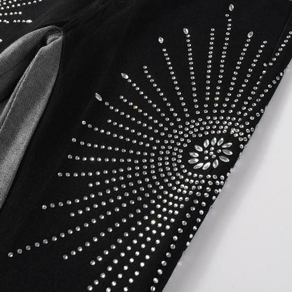 Shiny Shadow Flare Jeans