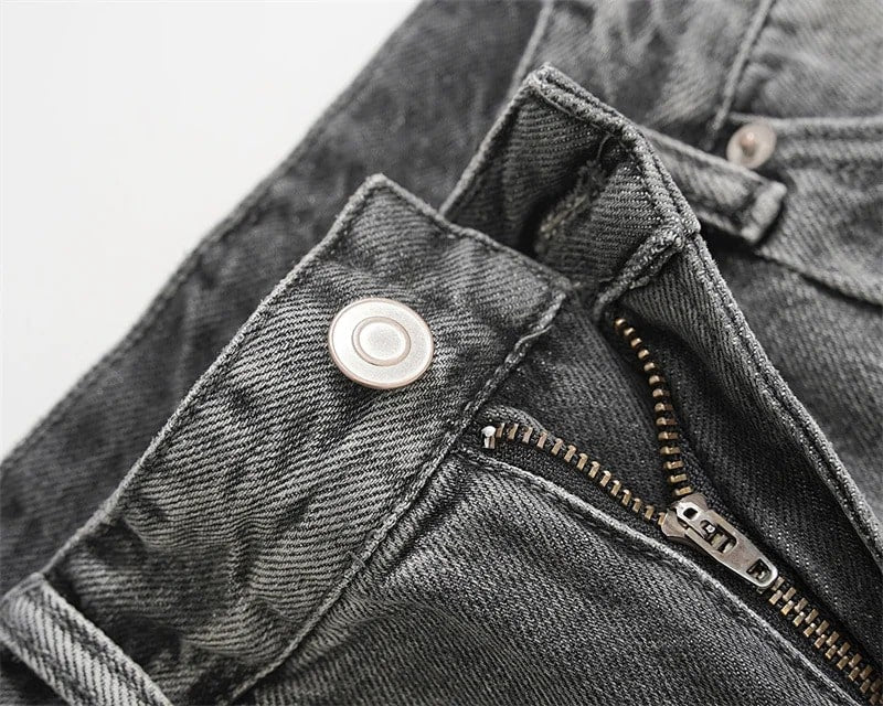 Storm Grey Shorts Jeans