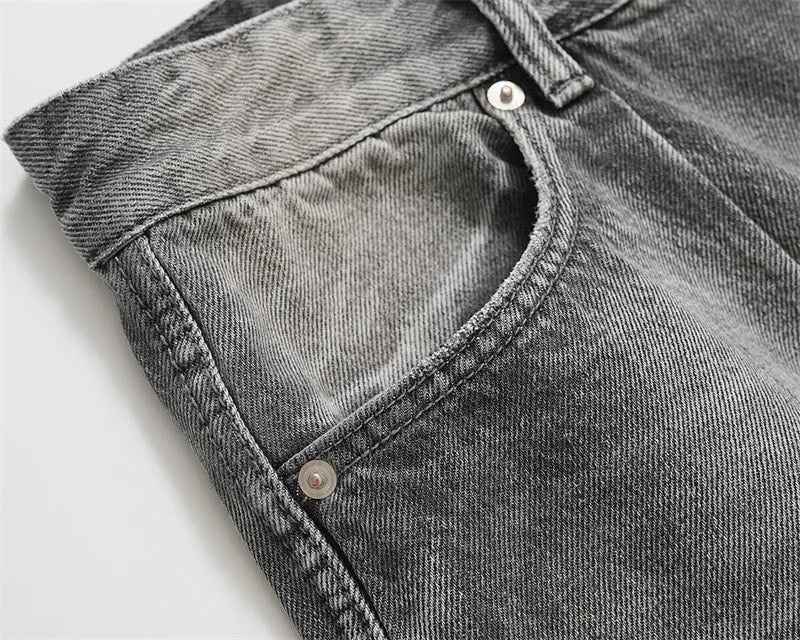 Storm Grey Shorts Jeans