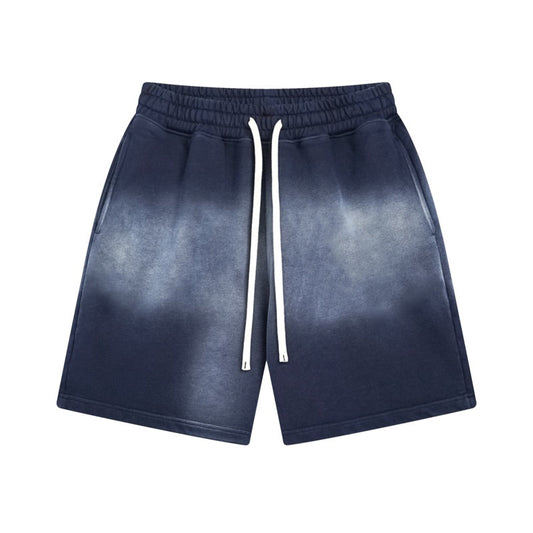 Washed Blue Jogger Shorts