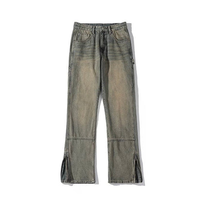 Zipper Flare Jeans