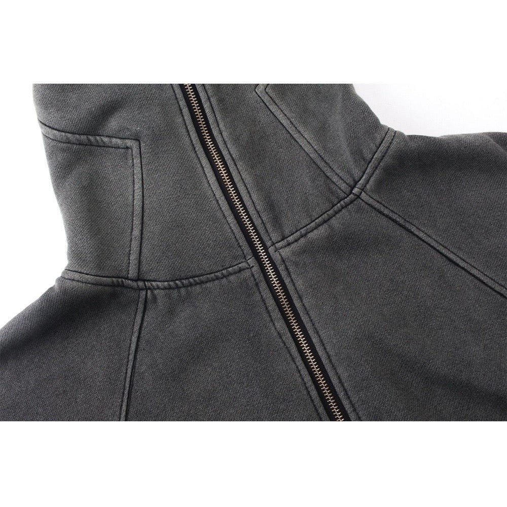 Zipper Mask Hoodie