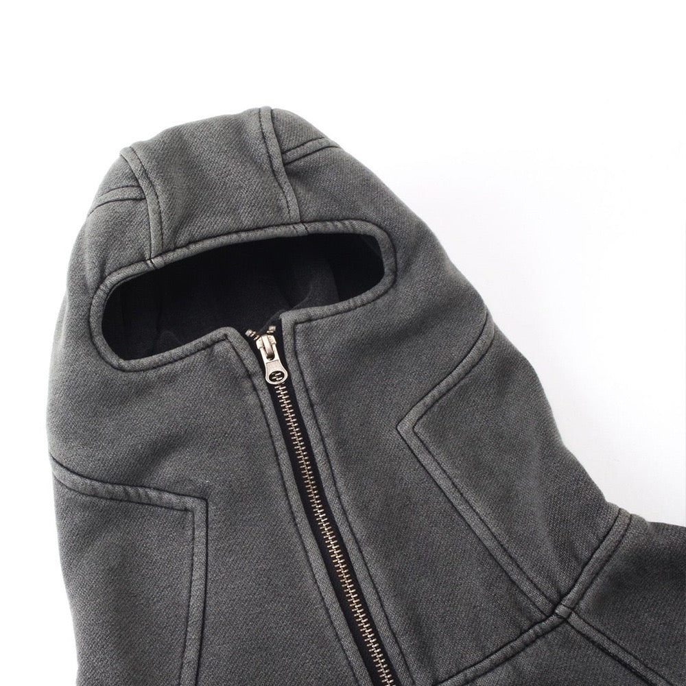 Zipper Mask Hoodie