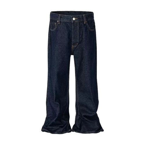 Raw Denim Flare Jeans