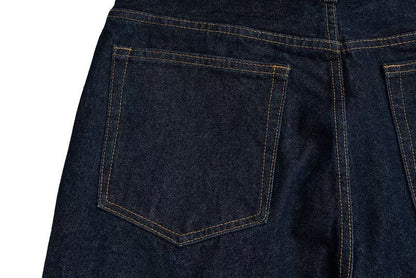 Raw Denim Flare Jeans